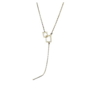 Geometric Square Tassel Necklace